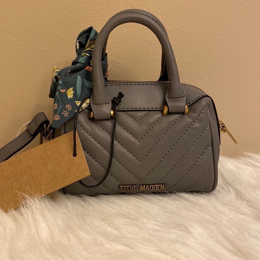 NWT Steve Madden Mini Crossbody - Grey